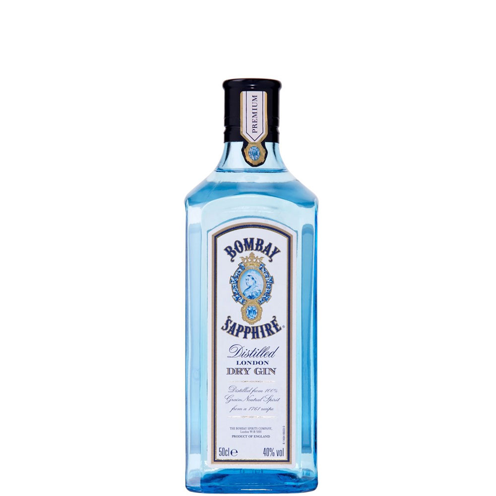 Ginebra Gin Bombay Sapphire 0,5 Litros