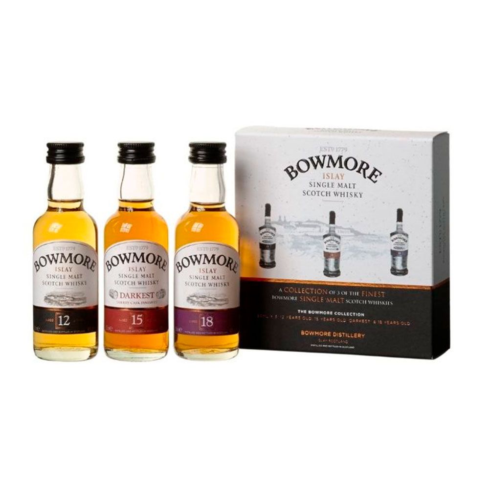 Whisky Bowmore Distillers Collection Mini 0,15 Litros Estuche