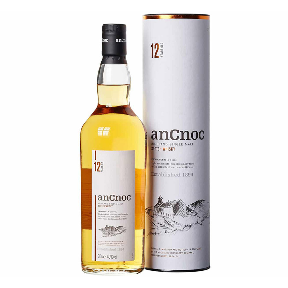 Whisky Ancnoc 12 Años Estuche