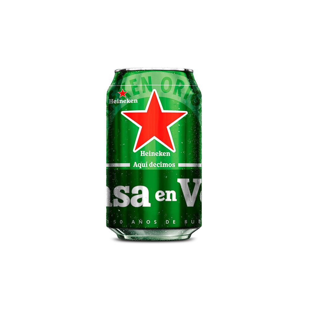  Heineken Lata Logo Aniversario 0,33 Litros