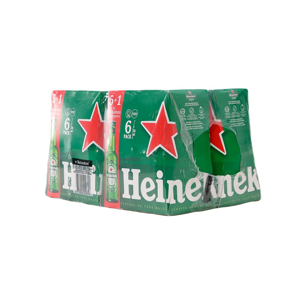  Heineken Botella 6x4 51 0,25 Litros
