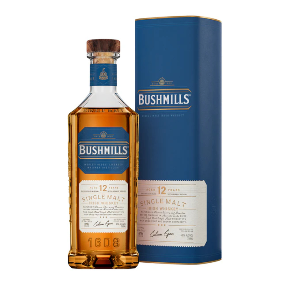  Bushmills 12y Single Malt Estuche