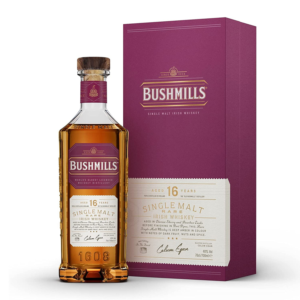 Whisky Bushmills 16 Años Estuche