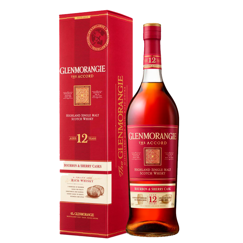 Whisky Glenmorangie 12 Años The Accord 1 Litro Estuche