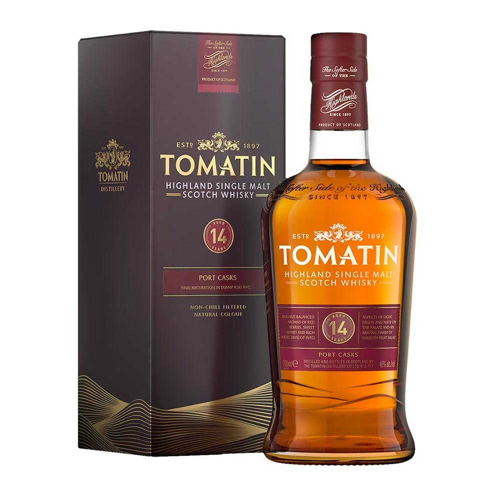 Whisky Tomatin 14 Años Port Casks Estuche